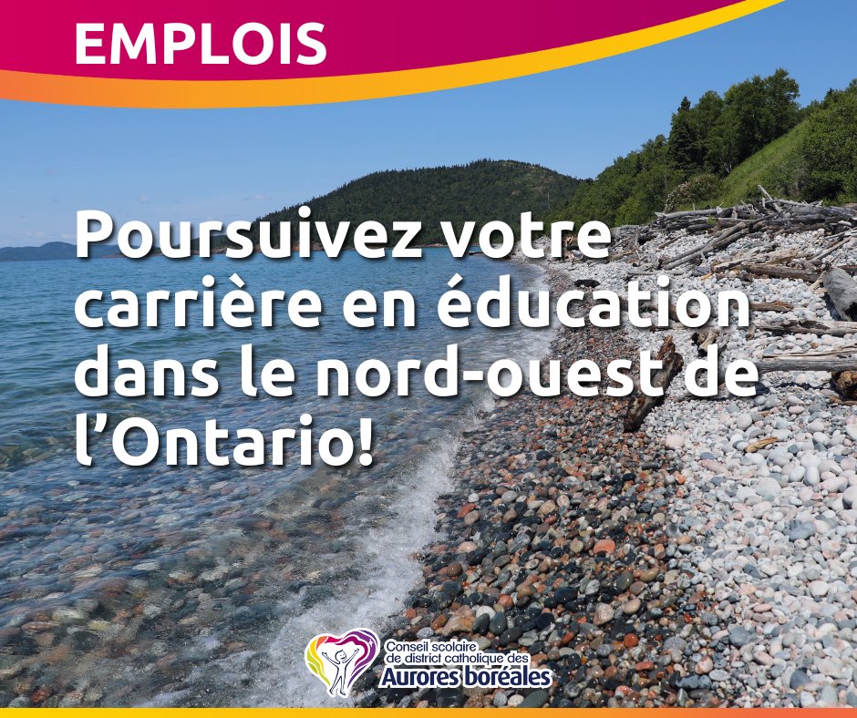 Nous cherchons à pourvoir des postes en #enseignement, en soutien à l’élève et en #administration. Postulez en ligne dès aujourd’hui : csdcab.ca/carriere/emplo… 

#emplois #carrière #education #onfr