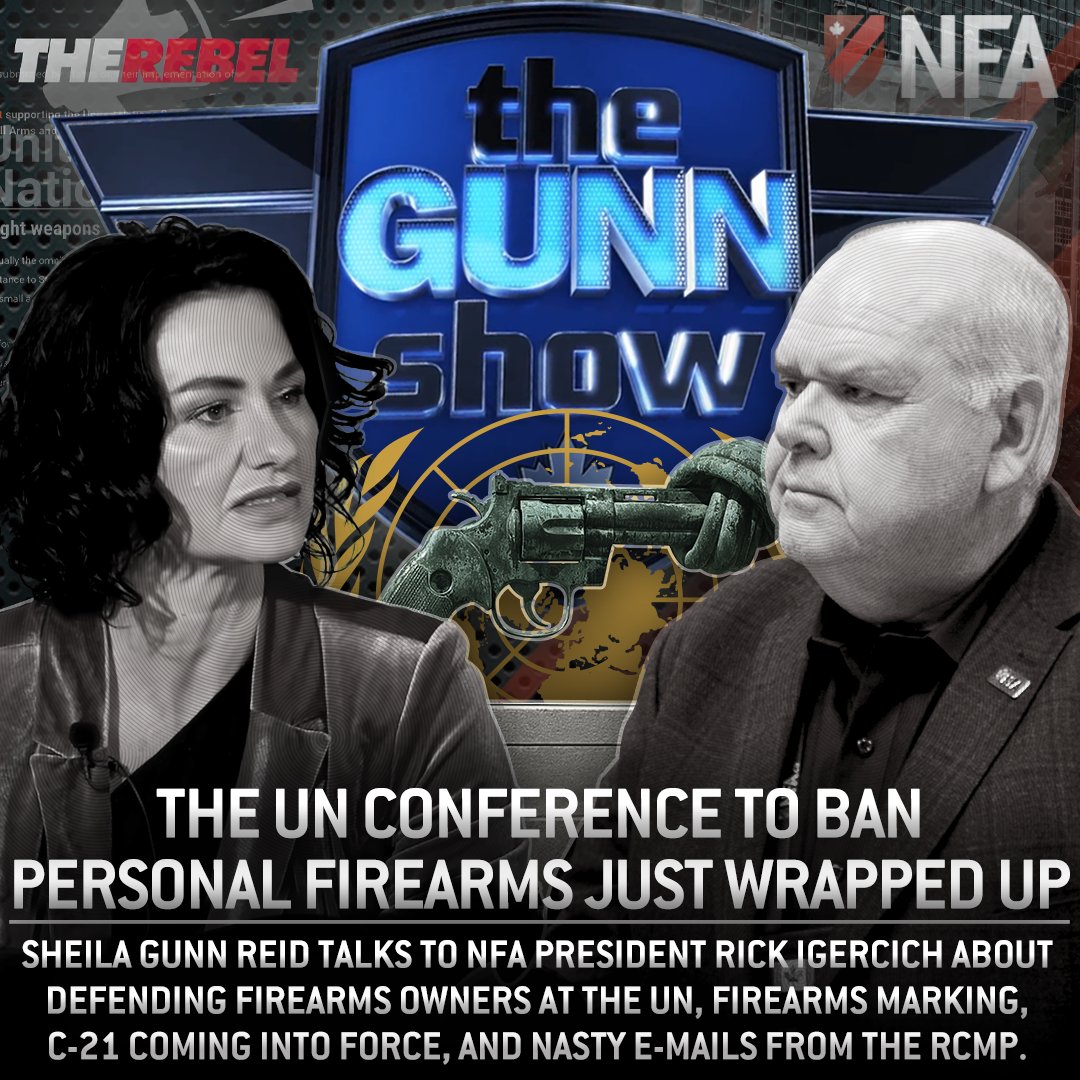 CanadasNFA's tweet image. Rick Igercich, President of Canada&apos;s National Firearms Association is guest on the newest Sheila Gunn Reid - Gunn Show from @RebelNewsOnline .

Link: rebelnews.com/the_gunn_show_…… 

#CanadaGuns #TrudeauMustGo #CanadaHunts #C21 #BillC21 #GunGrab #CDNPoli #CanPol #CanadianFreedom