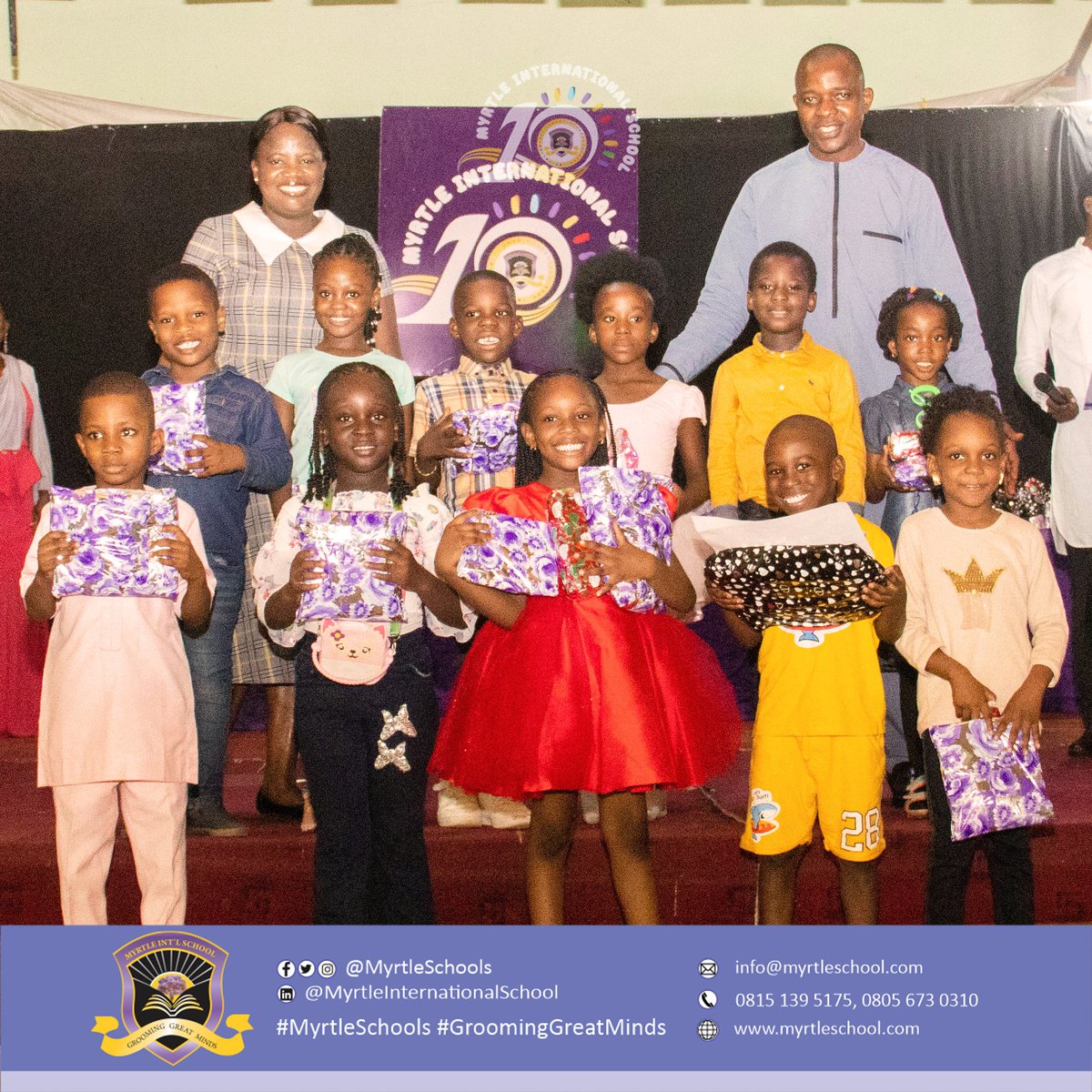 myrtleschools's tweet photo. Academic Excellence &amp; Character Shine! 

We proudly celebrated our primary section's top achievers in academics and exemplary behaviour during the 2023/2024 academic session! 

#AcademicExcellence #CharacterMatters #PrizeGivingCeremony #MyrtleInternationalSchool #MyrtleAt10 https://t.co/C30RtCFHyQ