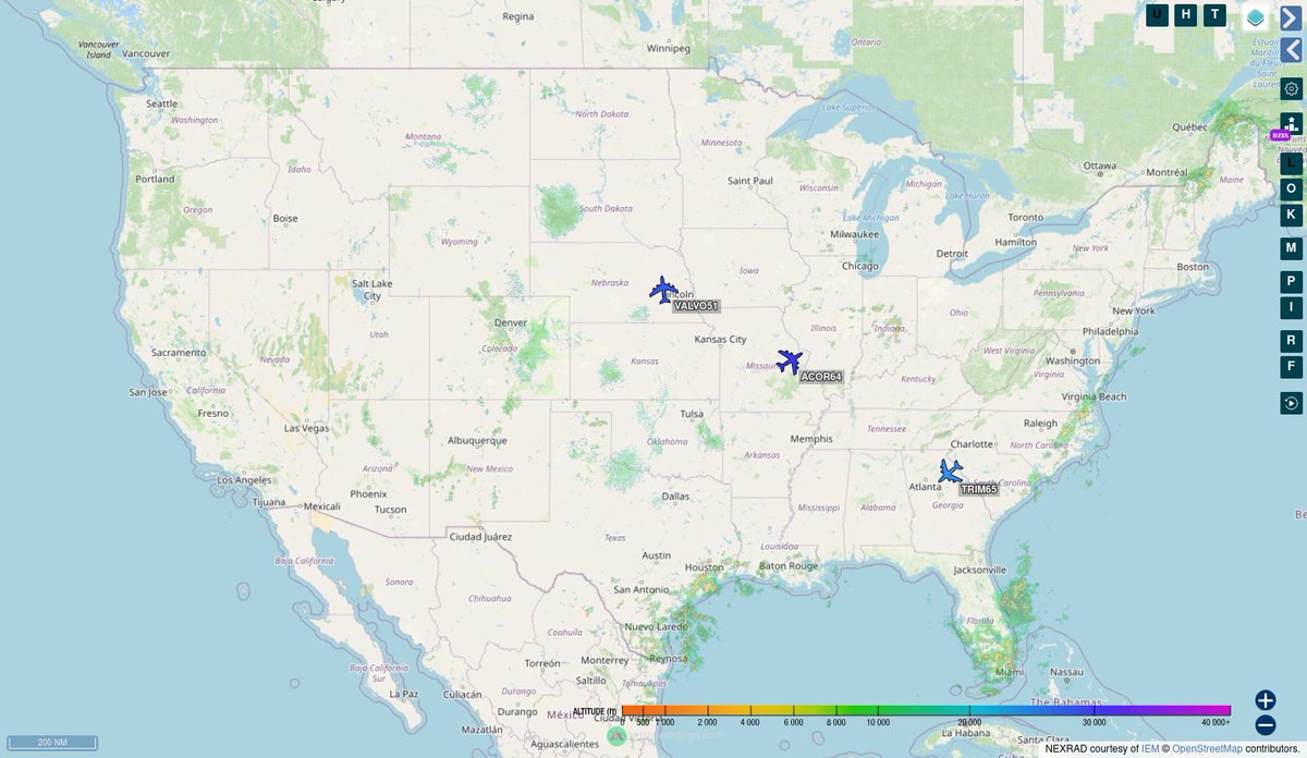 TheIntelFrog's tweet photo. There are 3 US Navy E-6B Mercury aircraft active at 1904z.
#AE040D as ACOR64 out of Tinker AFB, OK
#AE040E as VALVO51 out of Tinker AFB, OK
#AE0417 as TRIM65 out of NAS Pax River, MD https://t.co/30Vqaxpjm8