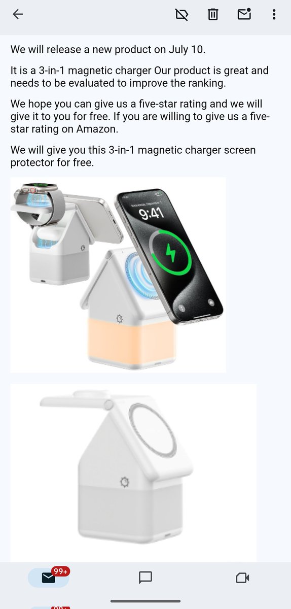 If you see this on Amazon they're giving them away for agreed five star reviews