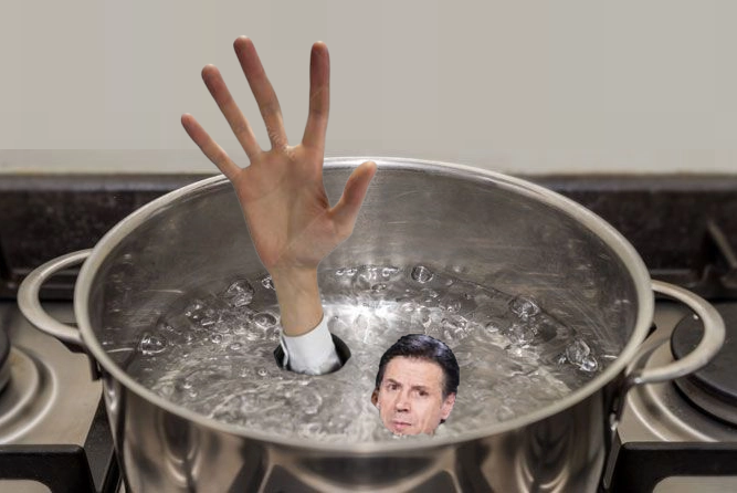 boborock55's tweet photo. #M5S 
Ormai #Conte è un politico bollito non è più in grado di reagire con lucidità agli eventi politici, spara balle ogni giorno a cazzum 
Il 9,99% alle Europee l'ha devastato uno che si mette insieme a Mélenchon che dice: “Prenderemo i ricchi per la gola” è un politico finito. https://t.co/sszrEXq2II