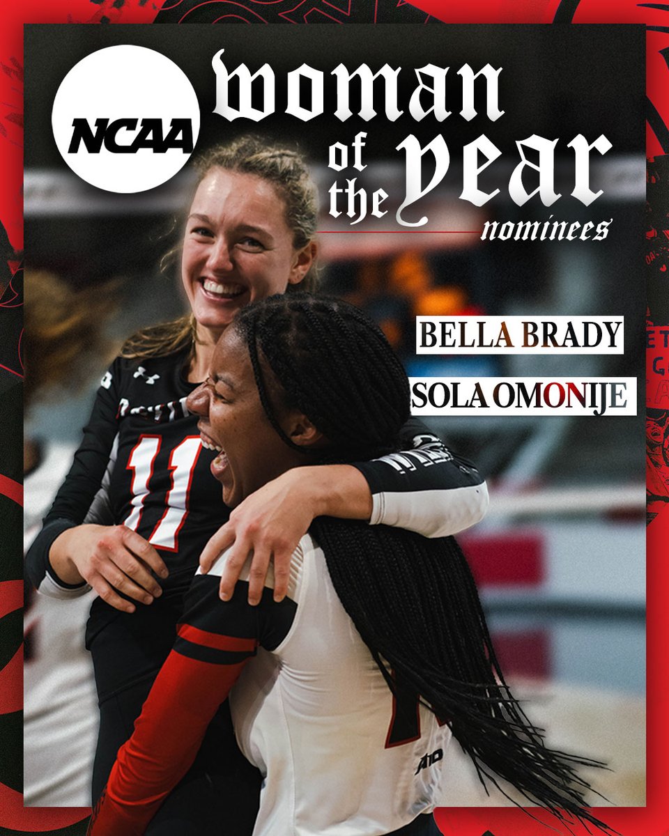 Two of the greats.

Bella Brady &amp; Sola Omonije are 2024 <a href="/NCAA/">NCAA</a> Woman of the Year nominees!

Read more: tinyurl.com/2nnad67z