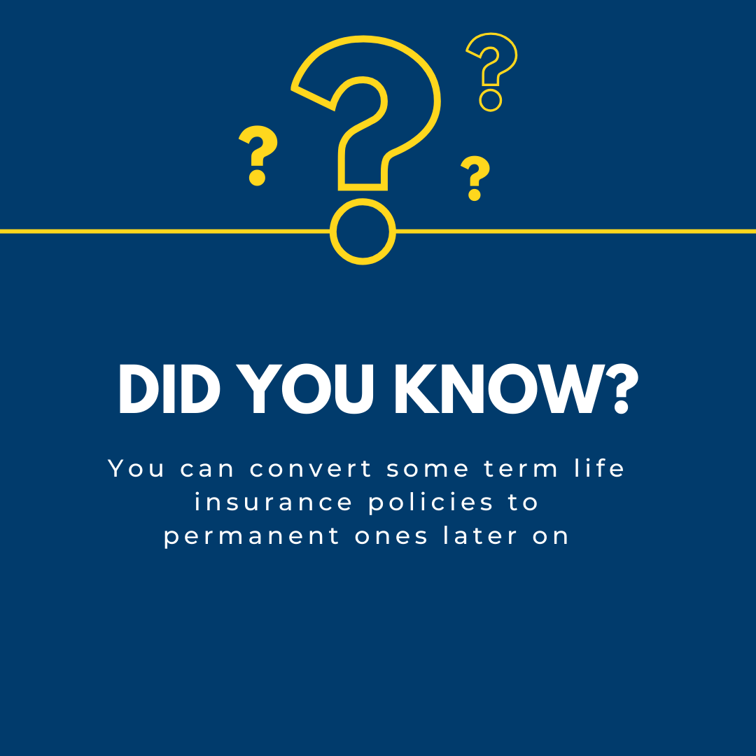 thereelig's tweet image. Did you know? You can convert some term life insurance policies to permanent ones later on. This flexibility allows you to adapt your coverage to your changing needs over time without undergoing another medical exam. 🔄📜 #ConvertibleInsurance #Flexibility #LongTermProtection