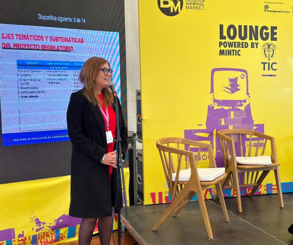 AmandaJaimesM's tweet photo. #AEstaHora en el @BAM_Bogota La Comisión de Regulación de la TV en Colombia @CRCCol socializa las nuevas directrices fijadas para las franjas de programación, espacios institucionales y la pauta comercial en los canales regionales. Resolución CRC. 7423 de 2024 #BAMNow https://t.co/Bu4uaprXuq