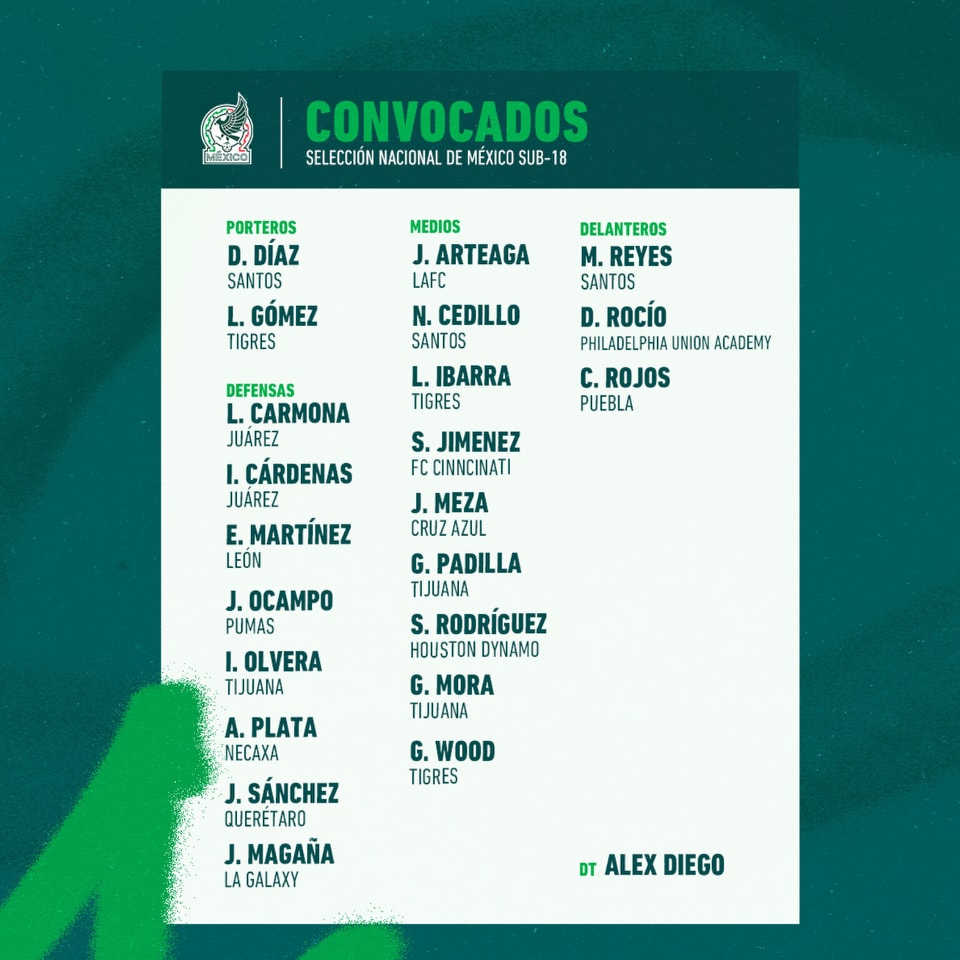 GeraArancivia's tweet photo. #Saltillense Nelson Sahiel Cedillo del @ClubSantos convocado por @miseleccionmx Sub-18 para torneo internacional https://t.co/ZhPwyMtyNr