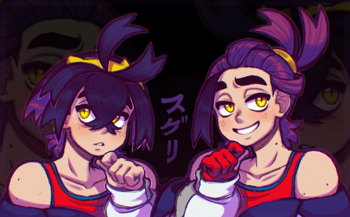 スグリ(ポケモン) 「Some Kieran, Kiki, and Suguri art I did 」|👻ToxicSoul77👻のイラスト