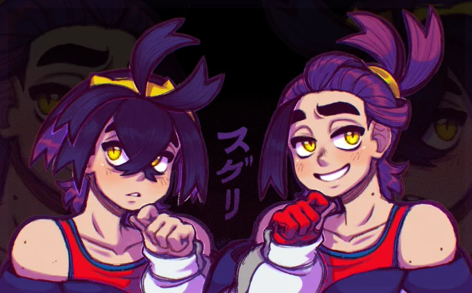 Some Kieran, Kiki, and Suguri art I did a while back!  