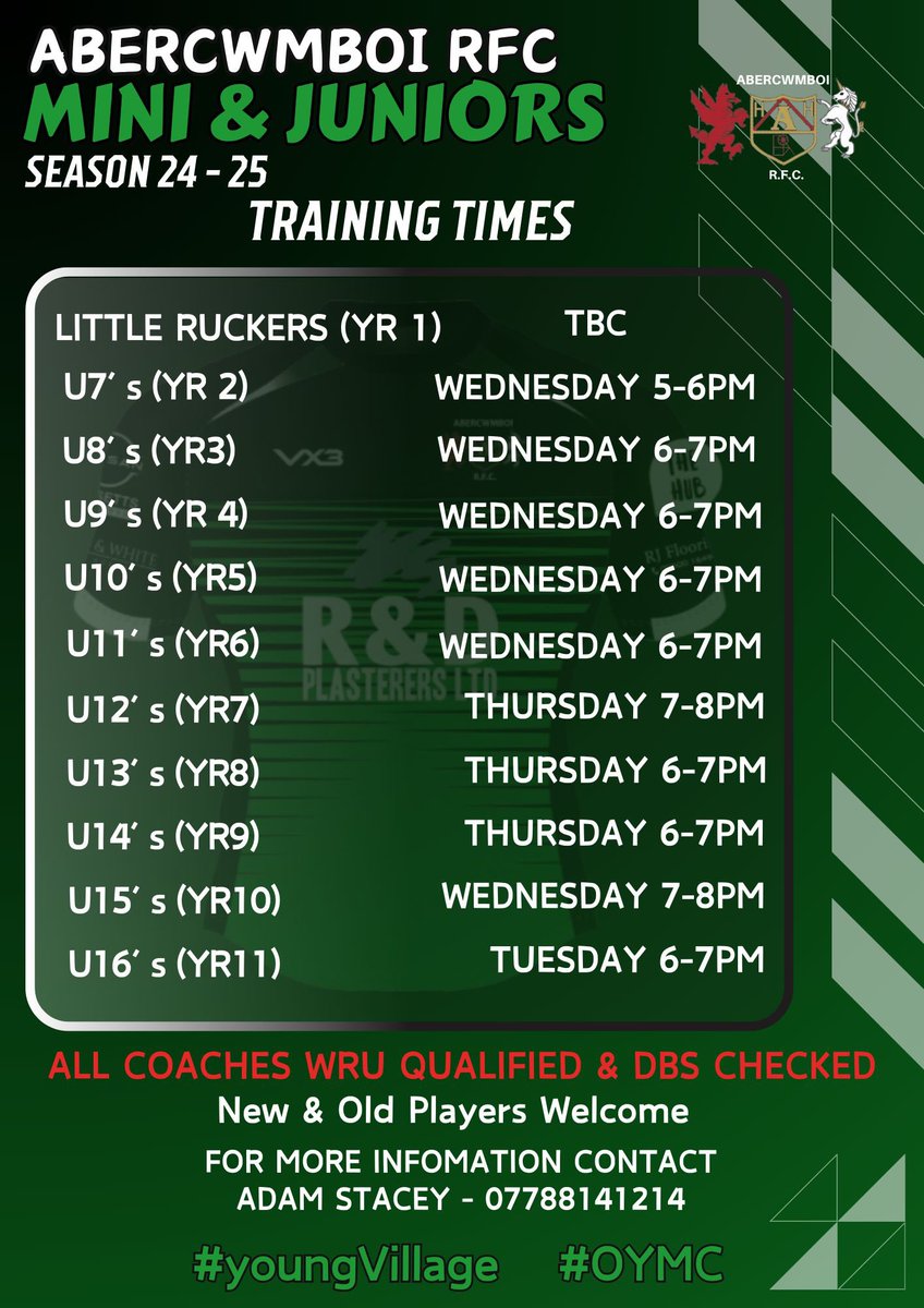 youngvillagerfc's tweet image. Exciting season ahead for the club with a full mini &amp;amp; junior section.
New to rugby or looking for a fresh challenge all welcome we run sides from under 6’s - 16’s.
Come join an already thriving mini &amp;amp; junior section &amp;amp; be part of the young village!🙌🏻
🟢⚪️⚫️
#Youngvillage