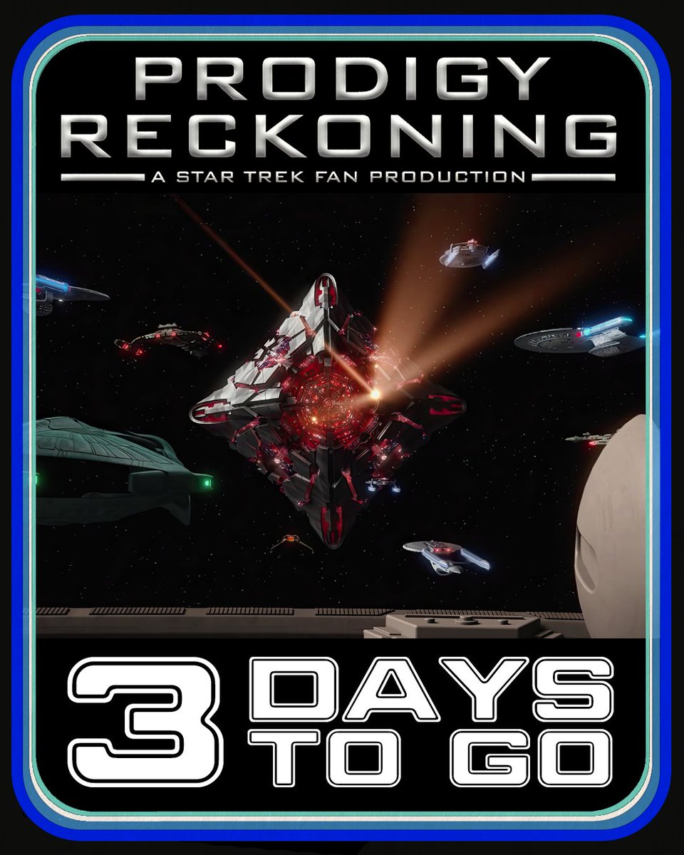 Prodigy Reckoning - A Star Trek Prodigy Fan Episodic Adventure launches in just 3 days! 

We pulled out all the stops to bring the fans something truly BIG! Share the word when the episodes release! 

#StarTrekProdigySeason3 #SetACourseForSeason3
<a href="/brothershageman/">Dan & Kevin Hageman</a> <a href="/GoodAaron/">Aaron J. Waltke</a>