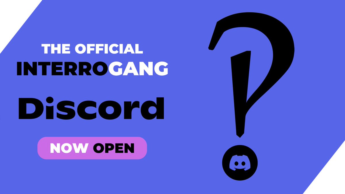 interrobange's tweet image. ITS FINALLY HERE 🤩

Jump into the new OFFICIAL DISCORD and join the interroGANG ⁉️

First dibs at 100% winrate decks, exclusive giveaways and more 👀 

Invite below ⤵️