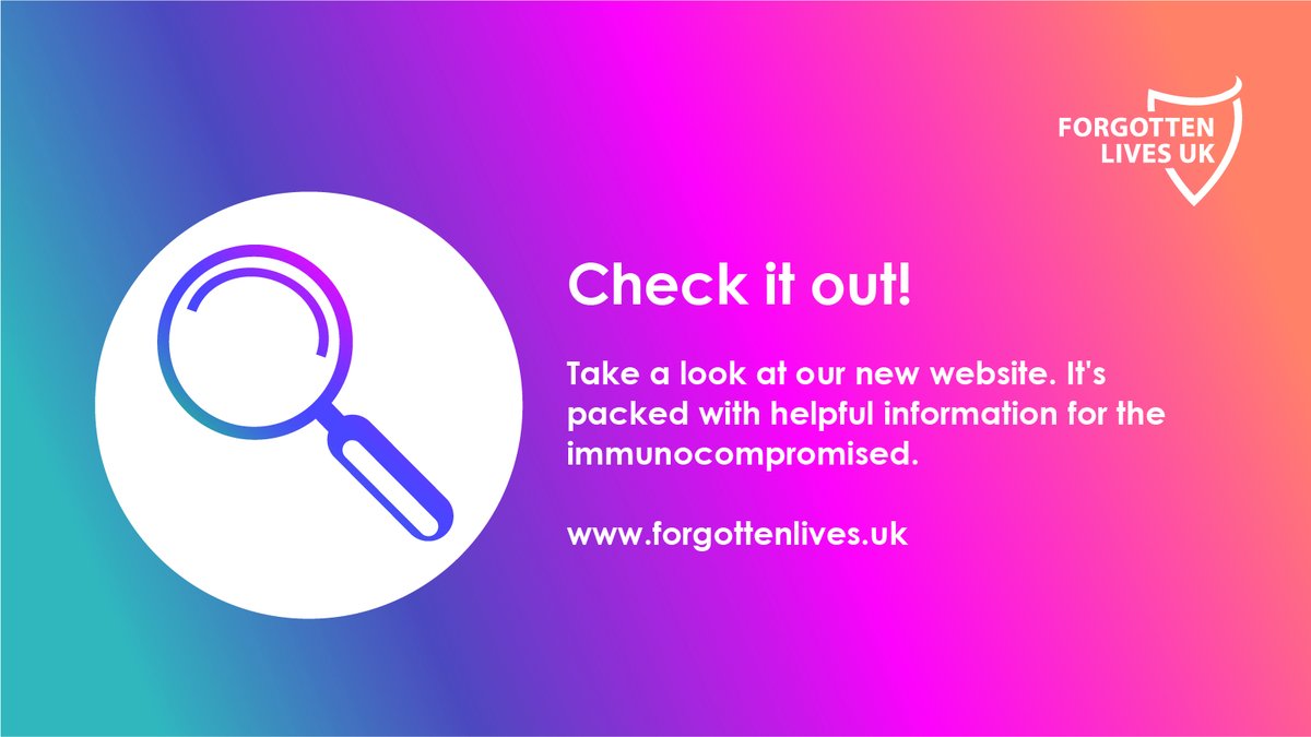 Forgotten Lives Uk (@4gottenlivesuk) on Twitter photo Pleased to launch our new website as a key tool and resource in the campaign for protection for immunocompromised. Thanks to all those involved in creating it.
<a href="/wesstreeting/">Wes Streeting</a> <a href="/DHSCgovuk/">Department of Health and Social Care</a> <a href="/NICEComms/">NICE</a> <a href="/MHRAgovuk/">MHRAgovuk</a>
forgottenlives.uk// Pleased to launch our new website as a key tool and resource in the campaign for protection for immunocompromised. Thanks to all those involved in creating it.
<a href="/wesstreeting/">Wes Streeting</a> <a href="/DHSCgovuk/">Department of Health and Social Care</a> <a href="/NICEComms/">NICE</a> <a href="/MHRAgovuk/">MHRAgovuk</a>
forgottenlives.uk//