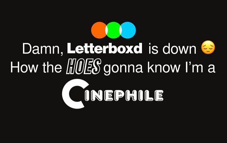 DavidLeninhawk's tweet image. Letterboxd is down.