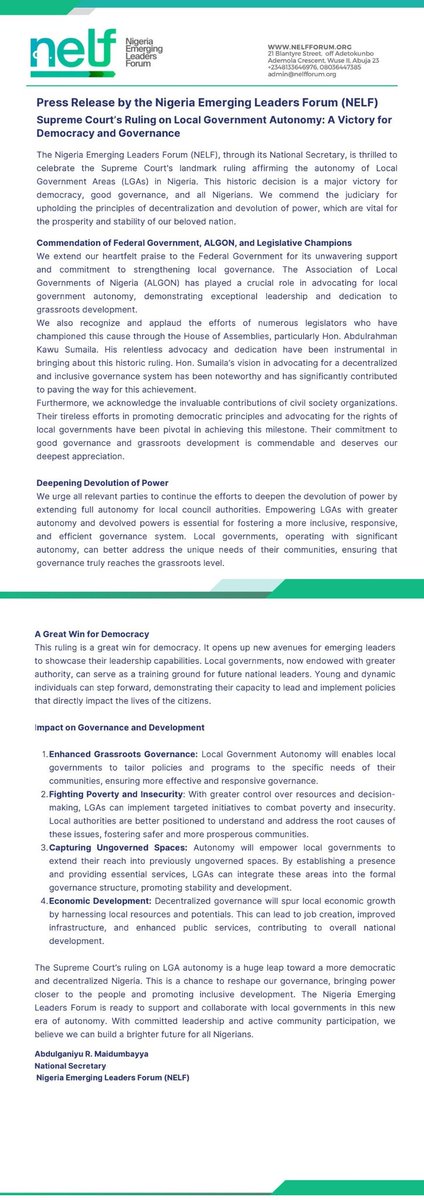 ganygreen's tweet photo. #nelf #Governance https://t.co/1P4SSRedwt
