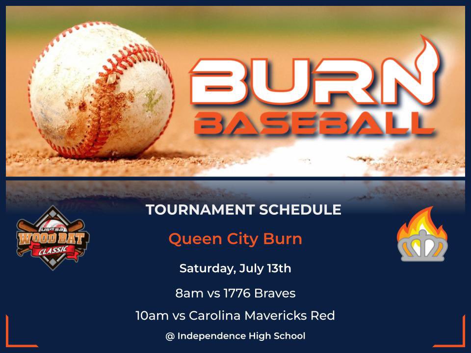 QCBurnBaseball's tweet photo. Only 2 weekends left this summer season. Good luck boys! @PlayNCUSSSA #WoodBatClassic https://t.co/fkqYHxs4i5