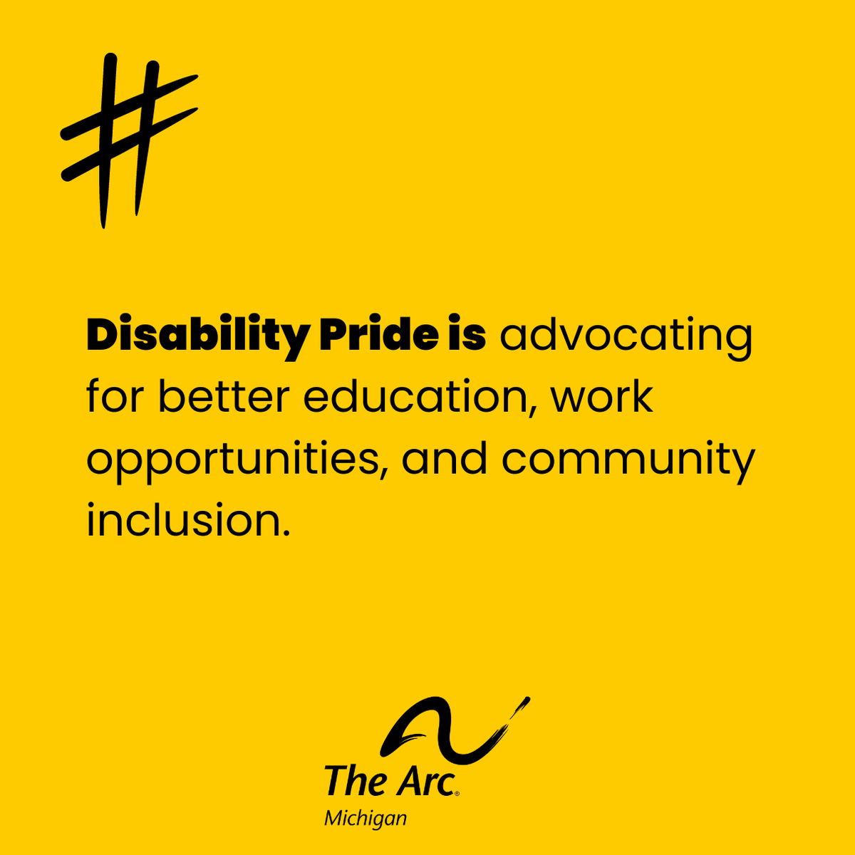 ArcMichigan's tweet photo. When You Support The Arc Michigan this
Disability Pride Month, You're Supporting Advocacy
For Change, For Inclusion, For A Better Future.
https://t.co/0gqNAnwBZh
#DisabilityPrideIs #DisabilityPrideMonth
#TheArcMichigan #SupportInclusion
#DisabilityRightsAreHumanRights https://t.co/L6sQi9E3da