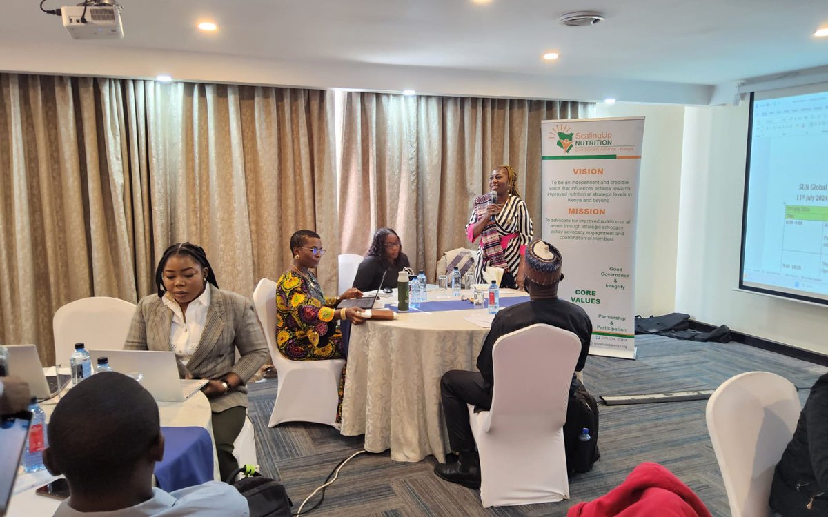 SUN_CSA_KENYA's tweet photo. Journey to SUN Global Gathering has gathered pace in Kenya. @SUN_CSA_KENYA and @mugambiGladys, @vkirogo led network engagement. Well-deserved support from @CS_SUNN @ConcernKenya @GAINAlliance_KE @CARE @HelenKellerIntl @WorldVisionEARO @ACFinKenya @ESACSNNutrition @UNICEFKenya https://t.co/rPSL6I0CCm