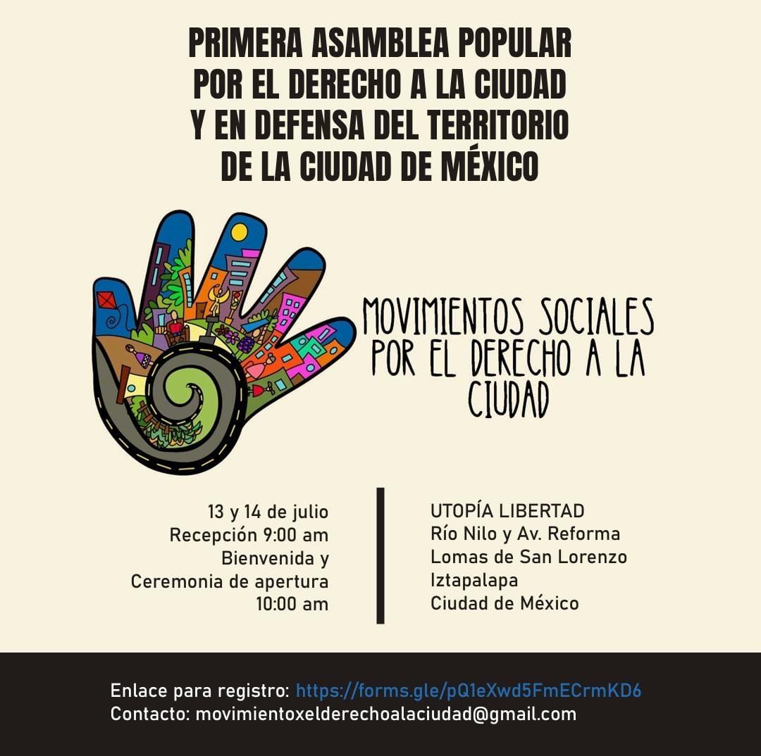 CopeviAC's tweet photo. 𝐋𝐨𝐬 𝐦𝐨𝐯𝐢𝐦𝐢𝐞𝐧𝐭𝐨𝐬 𝐬𝐨𝐜𝐢𝐚𝐥𝐞𝐬 𝐝𝐞𝐥 𝐜𝐚𝐦𝐩𝐨 𝐲 𝐝𝐞 𝐥𝐚 𝐜𝐢𝐮𝐝𝐚𝐝 𝐢𝐧𝐯𝐢𝐭𝐚𝐧: 𝐏𝐫𝐢𝐦𝐞𝐫𝐚 𝐀𝐬𝐚𝐦𝐛𝐥𝐞𝐚 𝐏𝐨𝐩𝐮𝐥𝐚𝐫 𝐩𝐨𝐫 𝐞𝐥 𝐃𝐞𝐫𝐞𝐜𝐡𝐨 𝐚 𝐥𝐚 𝐂𝐢𝐮𝐝𝐚𝐝 𝐲 𝐞𝐧 𝐃𝐞𝐟𝐞𝐧𝐬𝐚 𝐝𝐞𝐥 𝐓𝐞𝐫𝐫𝐢𝐭𝐨𝐫𝐢𝐨 https://t.co/0USdxQoi3e