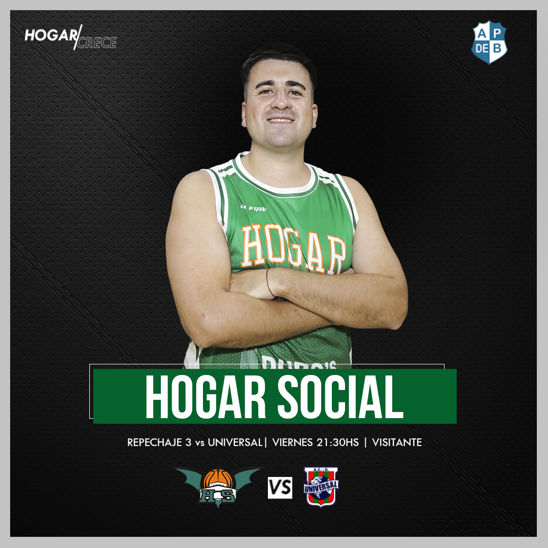 hogarsocialok's tweet photo. 🏀 ¡HOY JUEGA HOGAR! 💪🏼
🏆REPECHAJE JUEGO 3
🆚UNIVERSAL
🗓️ Viernes 12/07
⏱️ 21:30hs
🏟️ Visitante
¡Vamos todos a alentar! 💚
#HogarCrece https://t.co/ejWNBelzhD