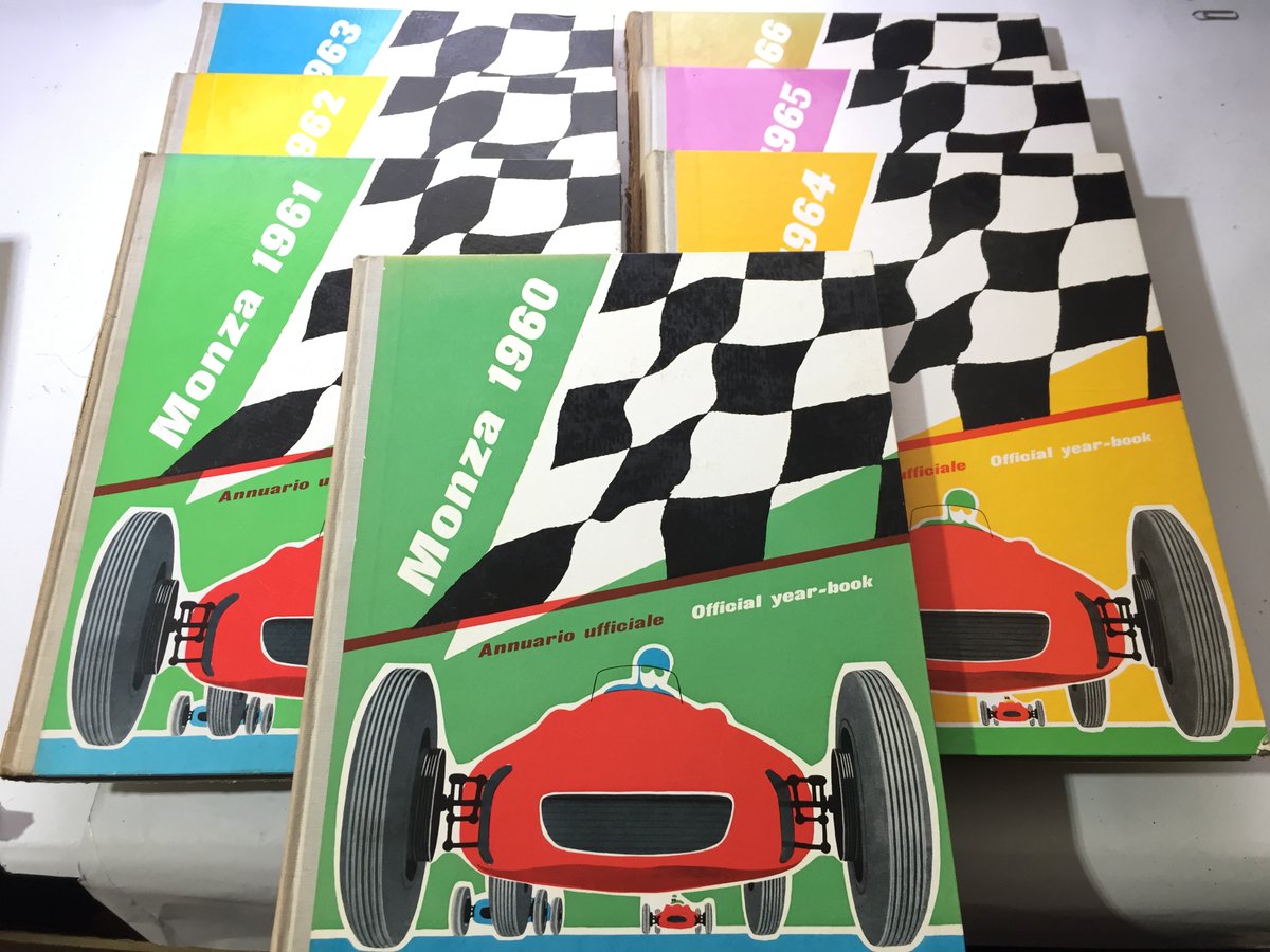 SimonLewisBooks's tweet image. MONZA Year Books - all 7 of them currently listed on eBay (separately) check them out on our eBay shop  at ebay.co.uk/str/simonlewis… #monza #f1 #motogp #ferrari #grandprix #motorsport #motoringbook