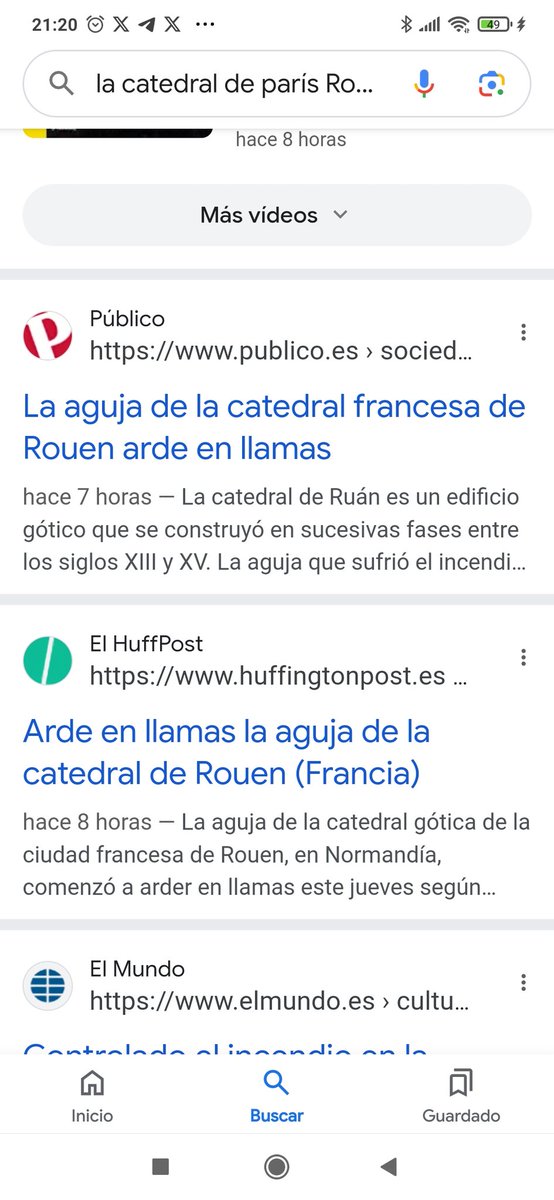 El incendio de la catedral de Nantes fue en 2020, y el de la Catedral de Rouen no ha sido provocado por nadie 🤦🏻‍♀️.