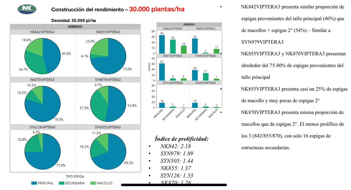 Que bueno ver qué los semilleros comienzan a cuantificar la composición del rendimiento de sus híbridos a través de los mecanismos de plasticidad que trabajamos en la RED UBA de MAIZ. INVESTIGACION+DOCENCIA+TRANSFERENCIA ❤️