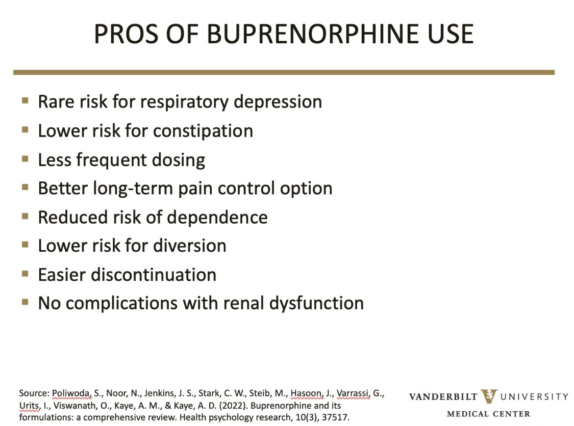 Excellent presentation and discussion today @VUMC_Cancer #APP #GrandRounds with the Supportive Oncology &amp; Palliative Care Team #SPOC discussing utilization of buprenorphine for cancer pain management! @VUMCHemOnc @VUMC_OAP <a href="/RajivAgarwalMD/">Rajiv Agarwal MD</a> <a href="/HandeKaren/">Karen Hande</a>