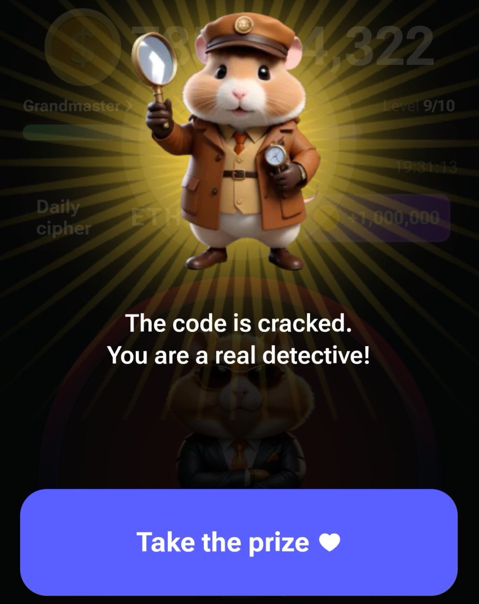 CurrencyGuiders's tweet photo. Hamster Kombat cipher code for today:
NODES
N: - •
O: - - -
D: - • •
E: •
S: • • •
Crack it now and Follow for TOMORROW'S code
https://t.co/l5xq192TNB
Happy tapping and making money
#HamsterKombat #tapswap #memecoin #notcoin #Blum #TeamEmpire #CurrencyGuiders https://t.co/UYnhzZJ1ne