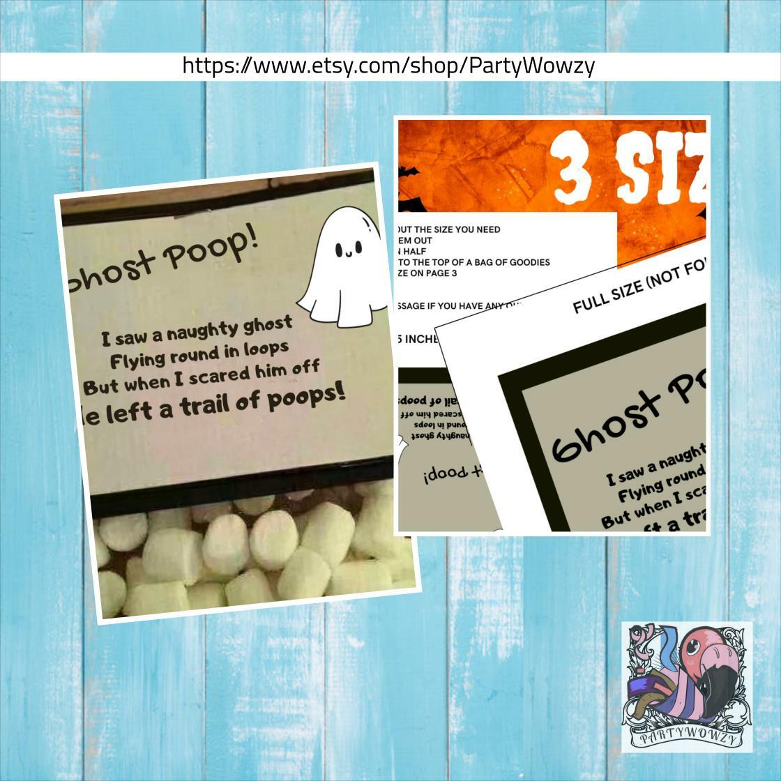 Partywowzy's tweet image. #CreativeLabel #MarshmallowLabel Halloween Ghost Poop Treat Bag Labels - Printable Tags for Marshmallow Goodies
$3.10
Get here etsy.com/listing/174863…