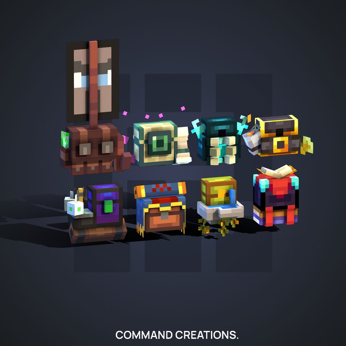 Edge_MC_'s tweet image. Backpacks Plus :)

#Minecraft #Blockbench #Pixelart