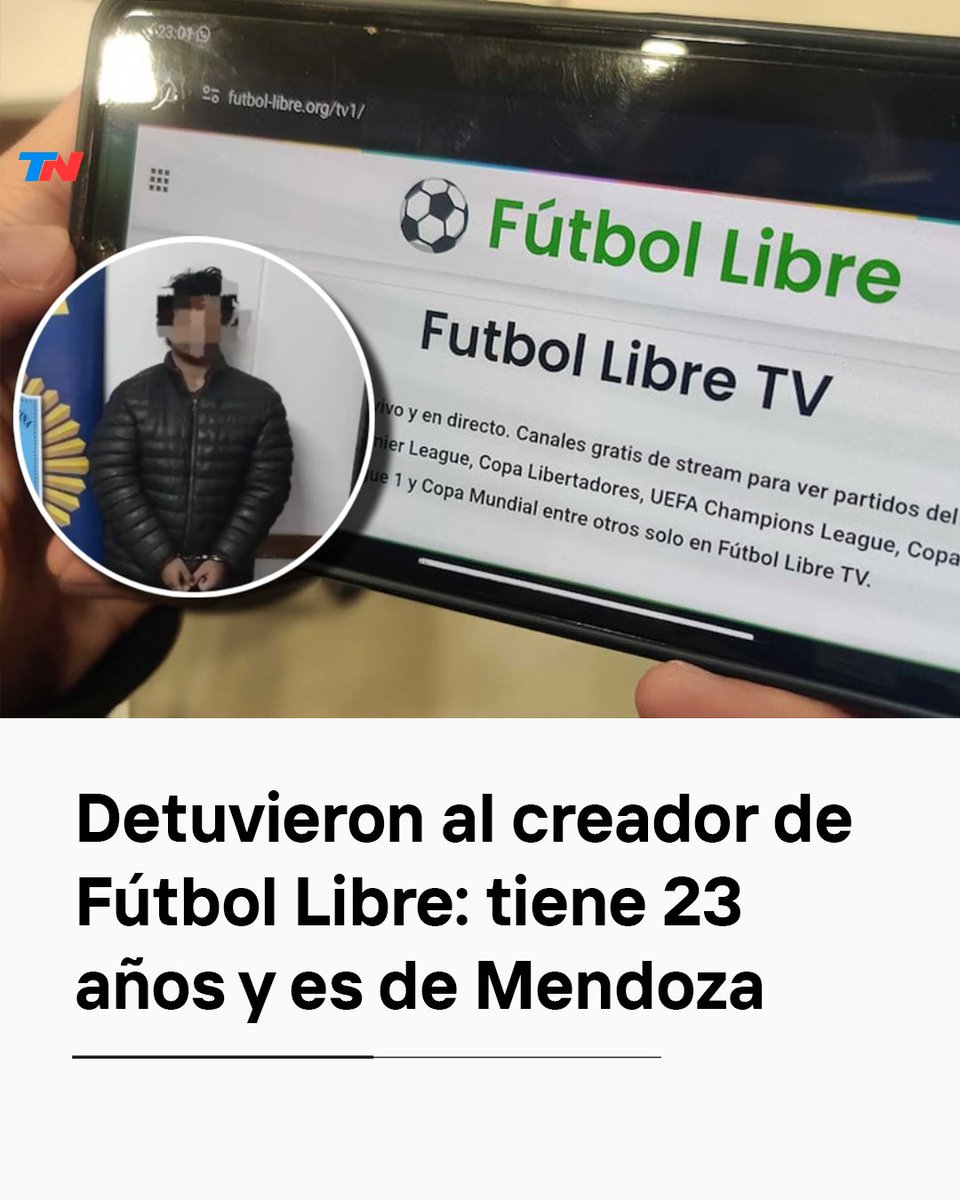todonoticias's tweet photo. “Robaba la señal directamente de los servidores de la empresa"

⭕ Quién es el hacker al que detuvieron por ser el creador de la web pirata “Fútbol Libre” https://t.co/fokNAKqYBW https://t.co/fDmTqhVhc3