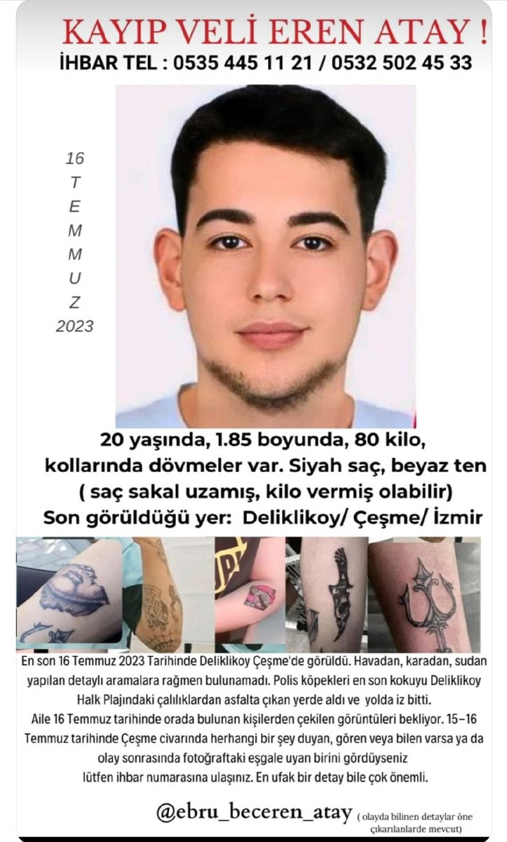 #kayıpvelierenbulunsun