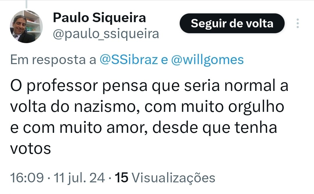Wilson Gomes tweet media