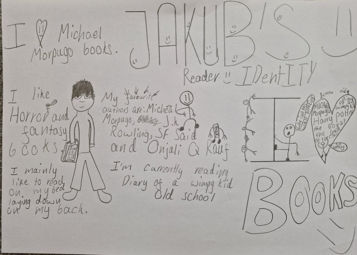 Georgie Allen (@missgallen_pws) on Twitter photo Today, I made Reader Identities with my class for next year. We all loved it! Thanks, <a href="/MuchAdoALJ/">Angela Jenkins</a> <a href="/miss_csquirrell/">Charlotte Squirrell</a>. #readingforpleasure Today, I made Reader Identities with my class for next year. We all loved it! Thanks, <a href="/MuchAdoALJ/">Angela Jenkins</a> <a href="/miss_csquirrell/">Charlotte Squirrell</a>. #readingforpleasure