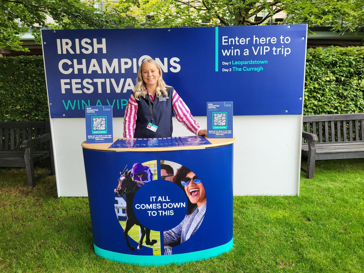 Head over to the Irish Champions Festival stand at Newmarket this weekend for your chance to WIN a VIP trip to Irish Champions Festival in September at <a href="/LeopardstownRC/">Leopardstown RC</a> and <a href="/curraghrace/">The Curragh Racecourse</a> ⭐️ #Giveaway