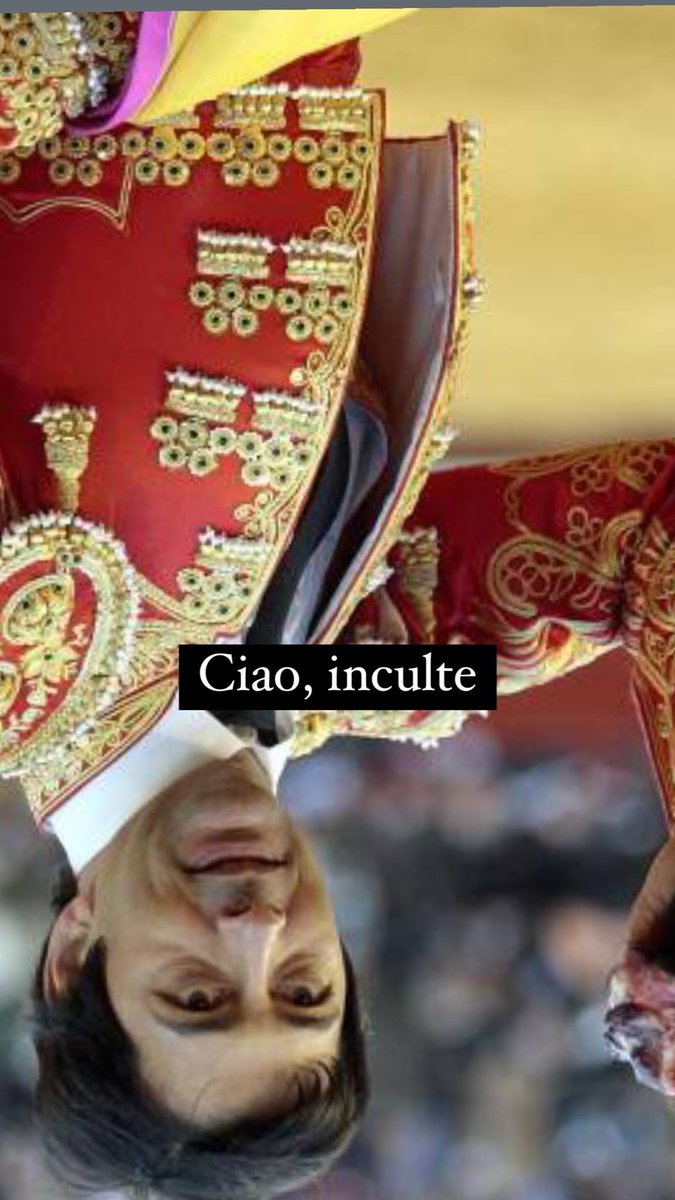 miquimusica's tweet photo. Ciao, inculte. https://t.co/yAj2J4KaeX