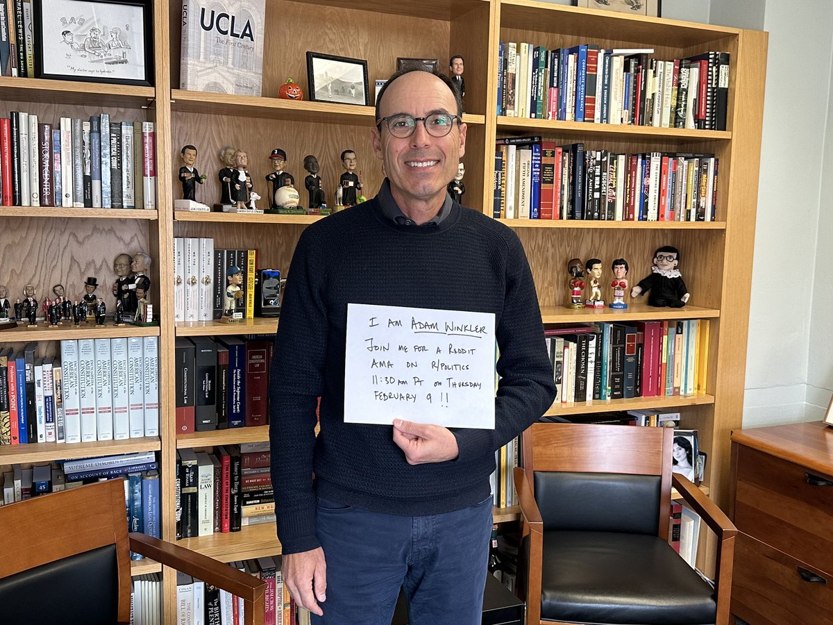 In light of recent SCOTUS decisions, we're revisiting last year's Reddit 'Ask Me Anything' with <a href="/UCLA/">UCLA</a> Law scholar <a href="/adamwinkler/">Adam Winkler</a>. #LawTwitter ⬇️ reddit.com/r/politics/com…