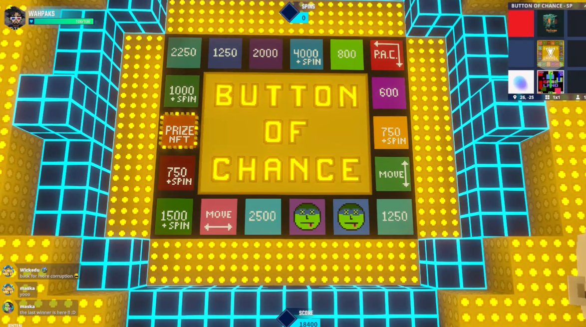 wahpaks's tweet photo. Try your luck #Sandfam
@EscapeRmArtist #ButtonOfChance #BuildersChallenge2 https://t.co/oqcSRhOQa4