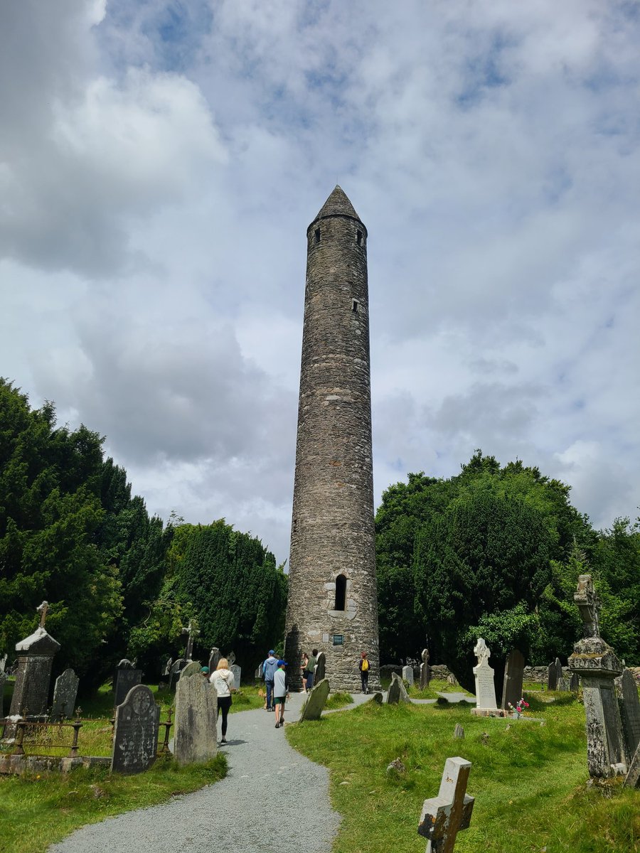 StBridgit's tweet image. Beautiful day to visit Glendalough and the remains of a 6th century monastic settlement. I love County Wicklow so much, it's just beauty everywhere you go.