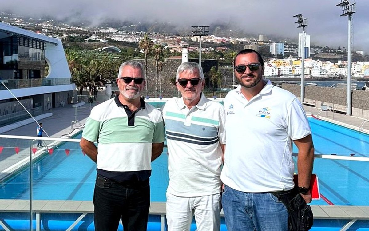 jcmarreroleon's tweet photo. Junto a #RaycoPadilla y @FERNANDOCARPENA, visita al #CIDAC🏴󠁧󠁢󠁳󠁣󠁴󠁿 para la homologación técnica de la instalación, en una visita de 2 horas que despertó en mi todo tipo de emociones, todas positivas. 
Inmensamente #feliz y #satisfecho por lo vivido hoy en ese recinto❤️ 👣💙🤽‍♀️🏊‍♂️💯💥💦 https://t.co/8utjEbqz7V