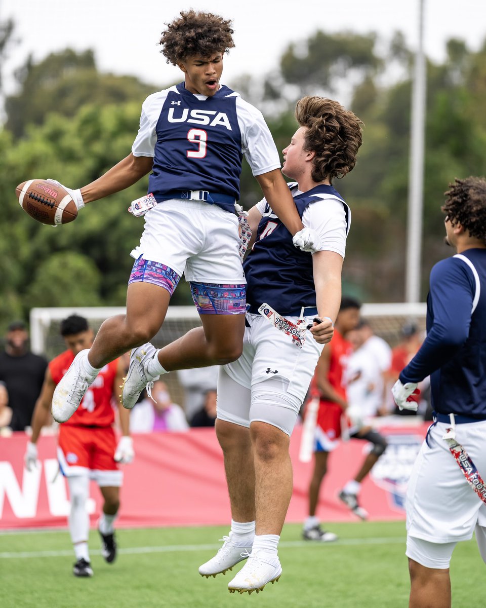 USNFT's tweet photo. Energyโs all the way ๐
#RepTheFlag #JrIntCup #GoldStandard #FlagFootball https://t.co/pNiE3kohXt