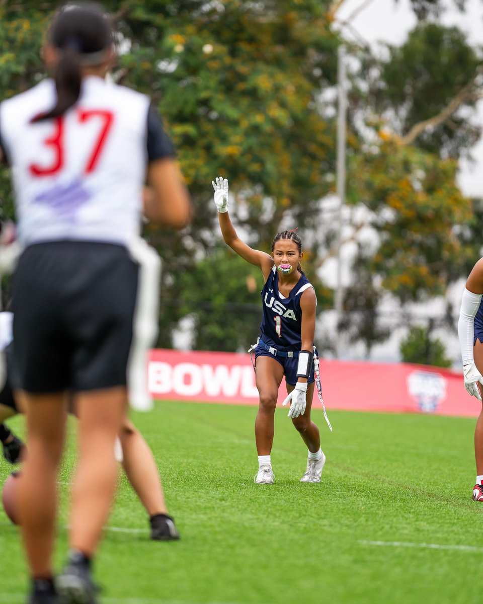 USNFT's tweet photo. Energyโs all the way ๐
#RepTheFlag #JrIntCup #GoldStandard #FlagFootball https://t.co/pNiE3kohXt