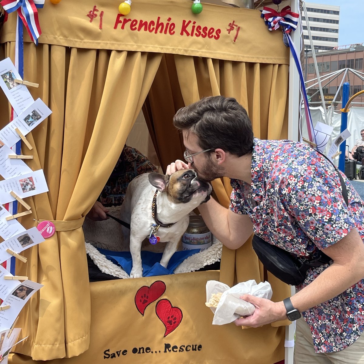 STIRstuff's tweet photo. It's opening day! STIR is grateful to be a part of the team helping make this year's Bastille Days a success! From Cancan dancers to French bulldogs, don't miss out on all the fun in Cathedral Square Park through Sunday! #stirstuff #bastilledays #mkefestivals #mkefamilies https://t.co/FweQsCBQ3b