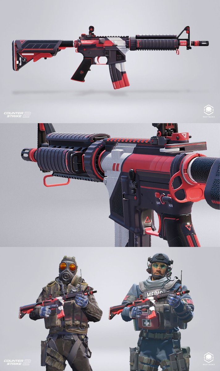 Nextgenz_cyril's tweet photo. Yo! new skin M4A4 | Cyrex for @CounterStrike https://t.co/2RU9SgEZcv