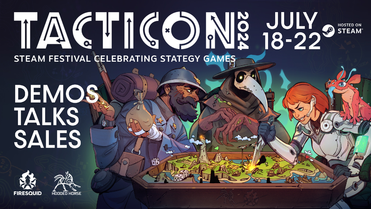 tacticon_games's tweet photo. TactiCon is starting in one week on Steam!

⭐ 1h Showcase with exclusive announcements
🎮 Demo of hidden gems
💰 Discount on many strategy games

Save the date #TactiCon: July 18 - 22 https://t.co/hhdhQYaR2i