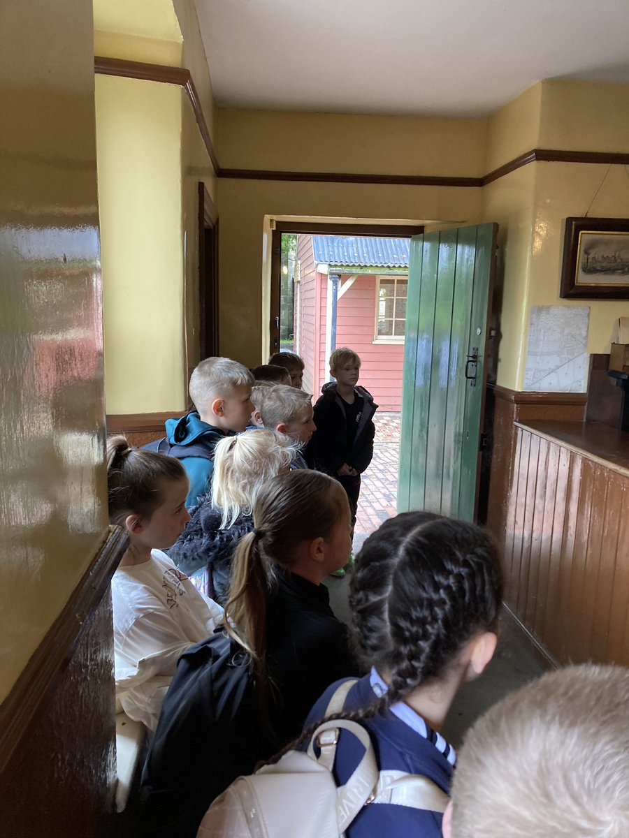 GCPSYear3's tweet photo. We also went to see how the miners were paid @Beamish_Museum and our children were offered jobs working down in the pit. @GreenfieldsCPS https://t.co/4TuMGvyB3n