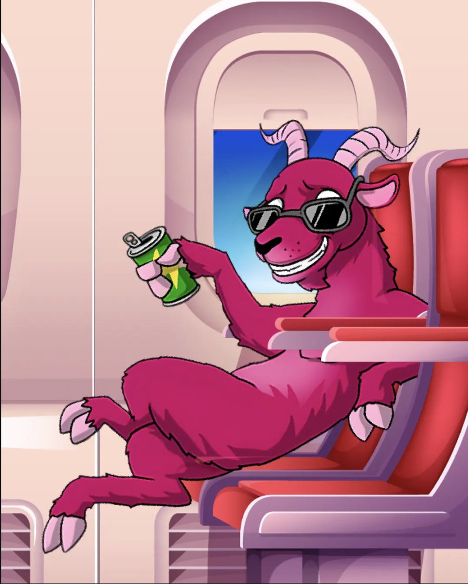 Just boarded the plane for my $GOAT-funded vacation!

Soaring through the clouds right now, wbu??