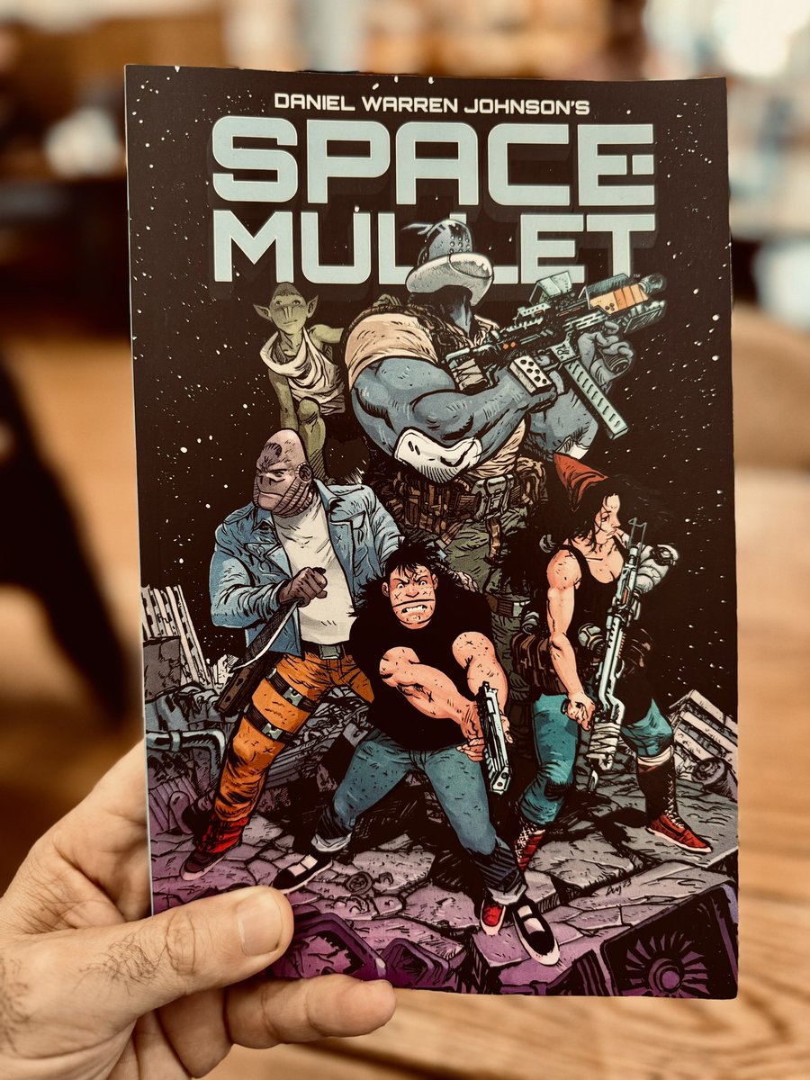 JasonRagosta's tweet photo. #TodaysReading #SpaceMullet by #DanielWarrenJohnson 🔥❤️🔥 https://t.co/X44XSasUyX