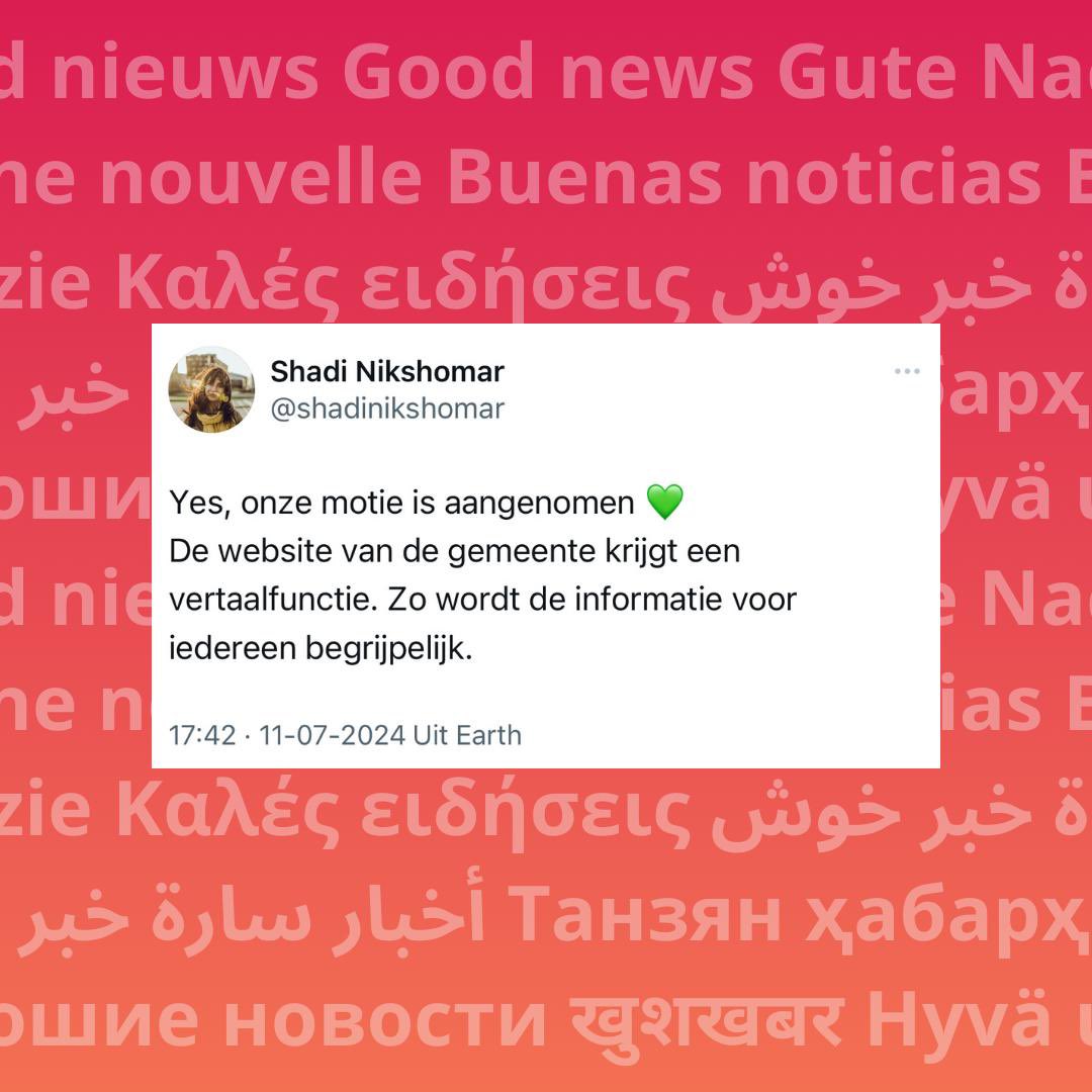 GroenLinks Almere tweet media