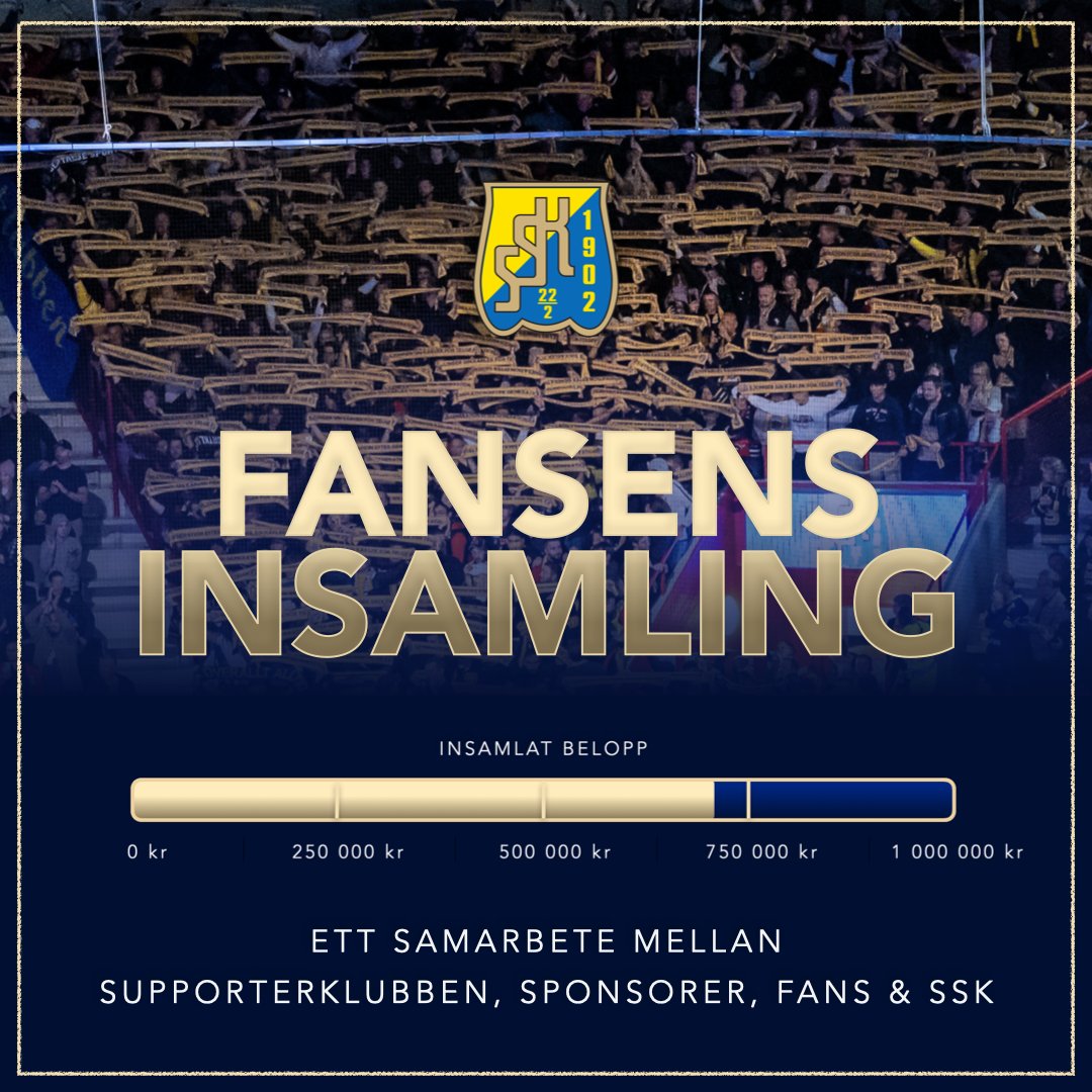 SodertaljeSK's tweet photo. Det tickar på...716.000 riksdaler på kontot. Otroligt fina siffror.

#twittssk https://t.co/oMiE8XPo6N